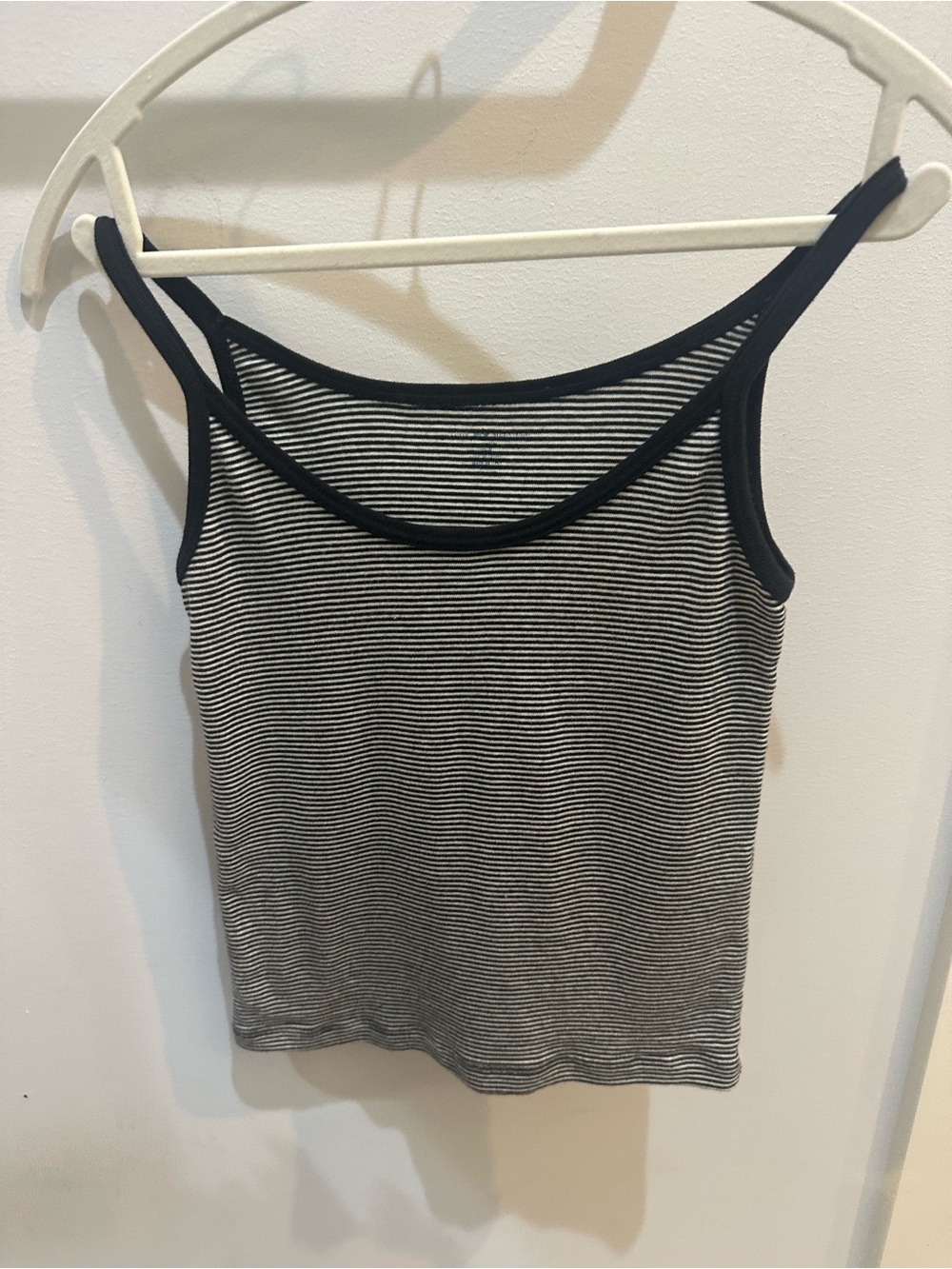 Brandy Melville Black and White Striped Cami